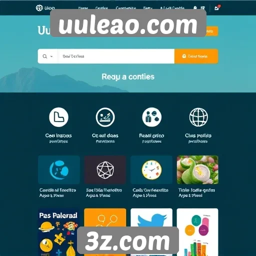 Interface do usuário do site uuleao.com é intuitiva